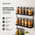 𝒐𝒍𝒚𝒗𝒆𝒓𝒂𝒆™ Magnetic Spice Wall Organizer