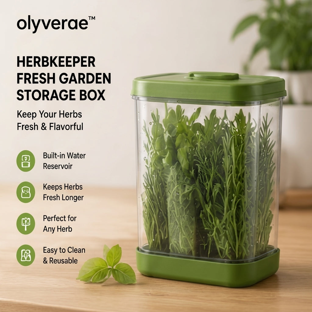 𝒐𝒍𝒚𝒗𝒆𝒓𝒂𝒆™ HerbKeeper Fresh Garden Storage Box