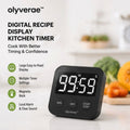 𝒐𝒍𝒚𝒗𝒆𝒓𝒂𝒆™ Digital Recipe Display Kitchen Timer